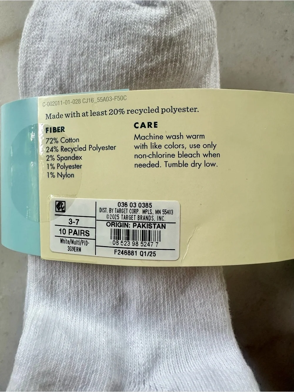 NWT 20 pairs of Cat & Jack Ankle Socks